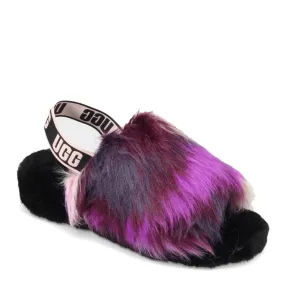 Women's UGG, Fluff Yeah Slide Tie Dye Slipper